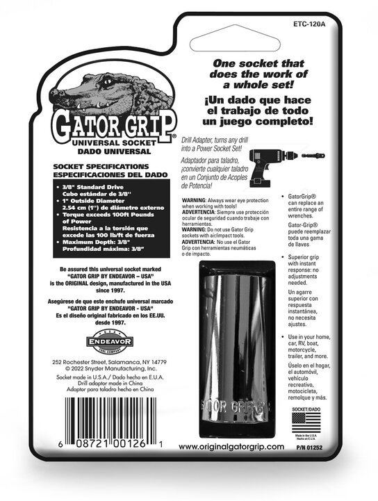 Universal Socket & Power Drill Adapter Original